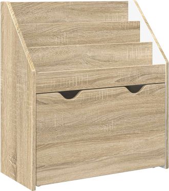 vidaXL Estanter&iacute;a Para Ni&ntilde;os Con Caj&oacute;n Roble Sonoma 60 X 29,5 X 69 Cm Vidaxl