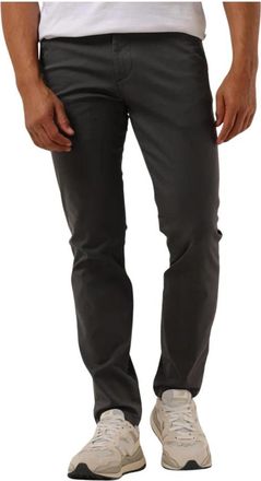 Selected Slim Fit Flex Broek in Grijs - Heren - Chinos - Grijs - W34 L32 - Broeken