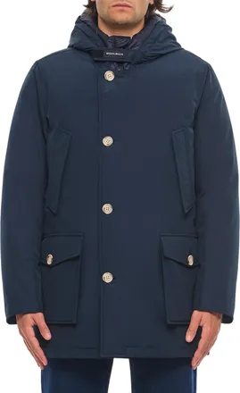 Woolrich Arctic Parka With Protective Hood And Functional Pockets