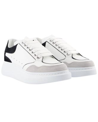 Alexander McQueen Alexander Mcqueen Womens Calfskin Leather Oversized Sneaker (Authentic Pre-Loved)
