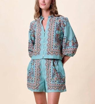 Cleobella Sebastian Short In Bleura Print