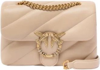 Pinko Puff Mini New Buckle - Bags - Mujer - Beige - ONE SIZE