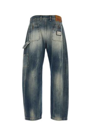 Dolce & Gabbana Mens Denim Jeans Varianteabbinata Exterior: Cotton