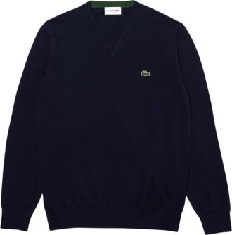 Lacoste V-neck Truien - Heren - V-hals truien - Blauw - M - Truien & Vesten