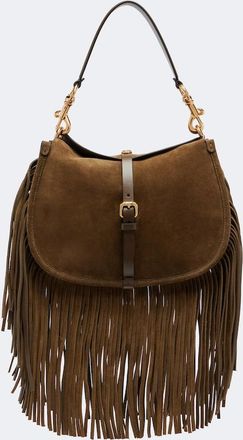 Etro Borsa a spalla Pony Medium in suede