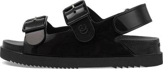 Gucci (WMNS) Gucci Mini Double G Sandal Black Rubber 660243-J8700-1000