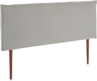Marckonfort Cabecero Tapizado Berlin 150x100 Cm, Tela Gris, 8 Cm De Profundidad, Incluye Herrajes Para Colgar