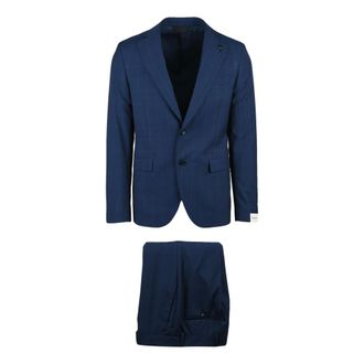 Paoloni Hombre, Trajes, Azul, Talla: XL