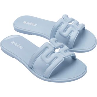 Melissa M Slide Sandal in Light Blue at Nordstrom Rack, Size 9