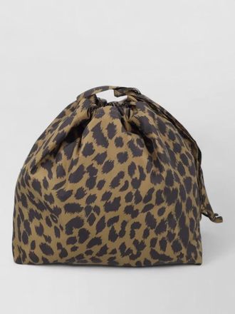 Aspesi leopard-print tote bag