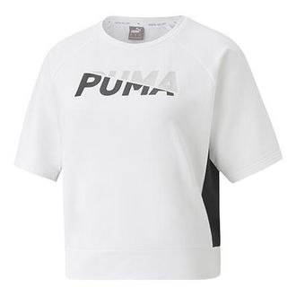 Puma (WMNS) PUMA Morden Sports Short Sleeve White 585291-02