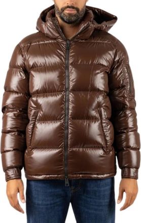 Herno Polar Tech Down Jacket - Heren - Winterjassen - Bruin - XL - Leer - Jassen