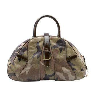 Dior Pre-owned Handbags, female, Green, Size: ONE SIZE Pre-owned Vintage Handbag