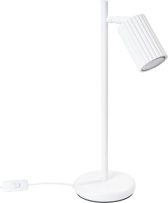 OEM L&aacute;mpara De Escritorio &Aacute;mbar 1 Gu10 Blanca Alu Lumilo 15.639.48