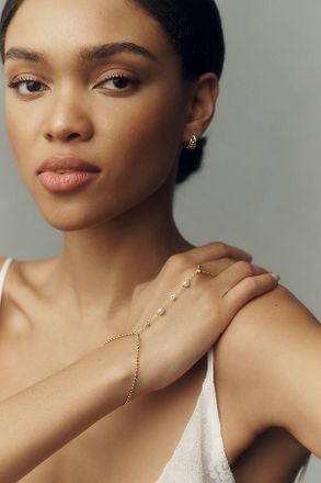 Nadri Esme Pearl Hand Chain