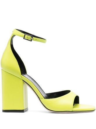 PARIS TEXAS Green Ankle-strap Heels
