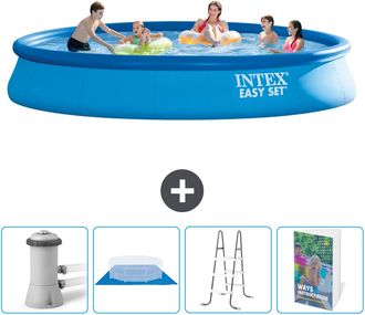 Intex Piscina Easy Set Redonda - 457x84 Cm - 7-piezas Scb106