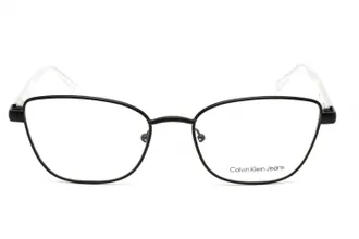 Calvin Klein Jeans CKJ21224 Cat Eye Metal Eyeglasses - Black