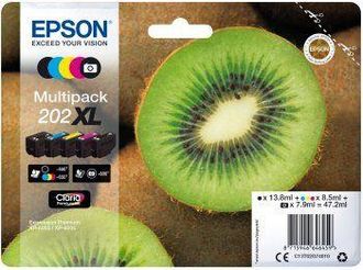 Epson Kiwi 202xl Cartucho De Tinta 1 Pieza(s) Original Alto Rendimiento (xl) Negro, Foto Negro, Cian, Magenta, Amarillo