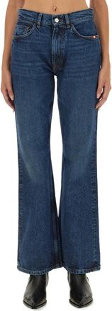 Amish Denim Flared High Rise Jeans