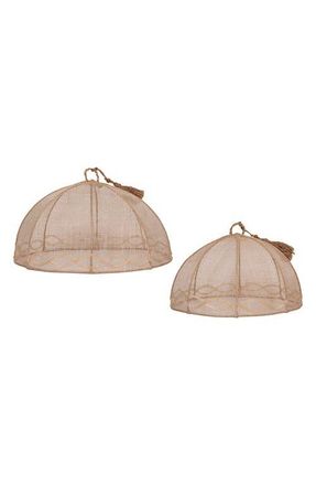 Juliska Tuileries Garden Set of 2 Food Covers in Natural at Nordstrom