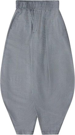 Comme Des Gar&ccedil;ons Houndstooth Balloon Broeken - Dames - Broeken - Grijs - S - Broeken