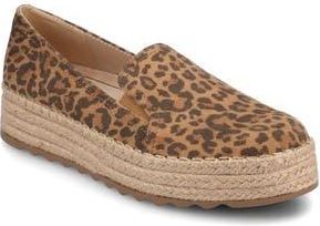 Journee Collection Catalina Espadrille Sneaker in Leopard at Nordstrom Rack, Size 10