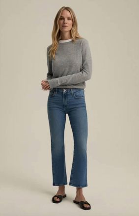 Favorite Daughter Erin Cropped Bootcut Jeans In Hyannis