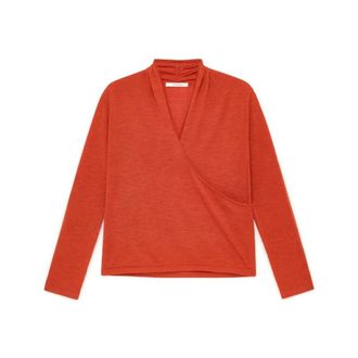 Maliparmi Maliparmi - Colours of the World Knit - Dames - Truien - Oranje - Maat: M Wol