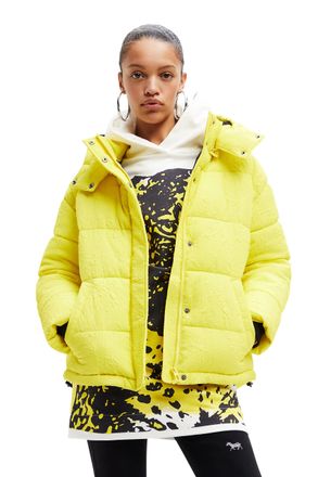 Desigual Padded Estocolmo Coat with Detachable Hood 22WWEW18