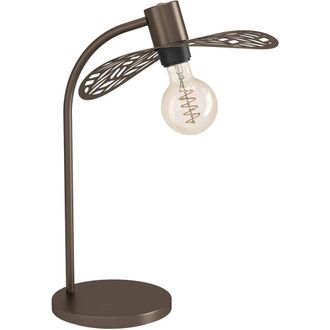 Loops Stylish 45cm Modern Bronze Table Lamp for Home D&eacute;cor & Lighting in Brown