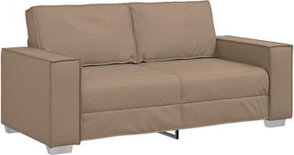 vidaXL Vidaxl - Sof&aacute; Loveseat De 180 Cm Con Coj&iacute;n Capuchino Cuero Sint&eacute;tico