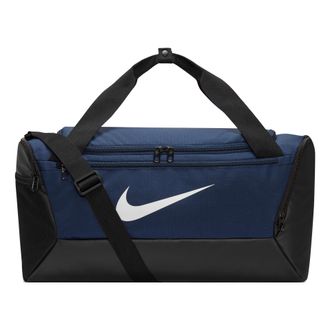 Nike Brasilia 9.5 Training Duffel Bag Small Midnight Navy Black White DM3976-410