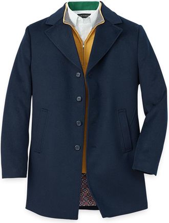 Paul Fredrick Wool Blend Topcoat