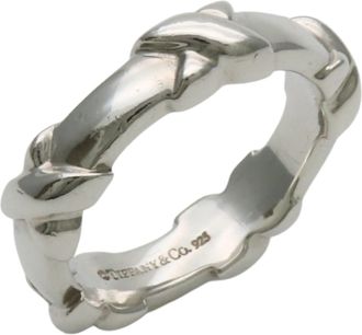 Tiffany & Co. Silver Silver 925 Band Ring (Pre-Owned)
