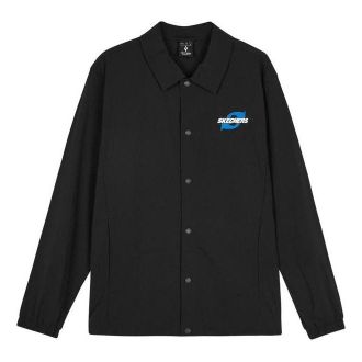 Skechers Casual Letter Printed Jacket Black L224M049-0018