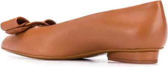 Ferragamo Vara Bow Ballet Flat - Brown
