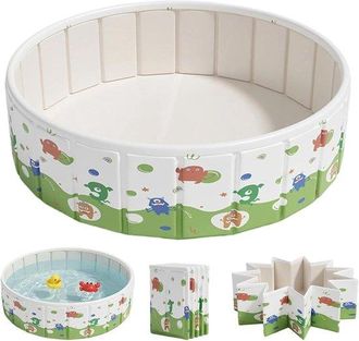 OEM Piscina Para Perros - Piscina Port&aacute;til - Para Exteriores - Estructura Resistente A Los Ara&ntilde;azos - 90x45x45 Cm - Azul