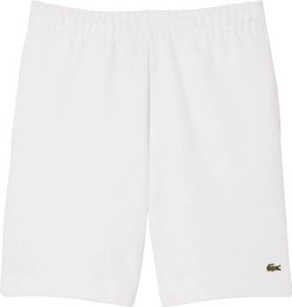 Lacoste Regular Fit Fleece Shorts - Heren - Korte sportbroeken - Wit - XL - Katoen - Fitness
