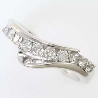 C&A White Gold White Gold (18K) Band Ring (Pre-Owned)