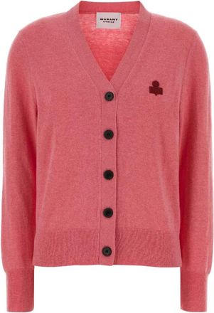 Isabel Marant Karina Cardigan - Dames - Vesten - Roze - M - Katoen - Truien & Vesten