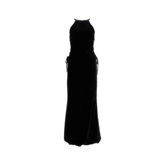 Alessandra Rich Maxi Dresses, female, Black, Size: XS Stylish Dress