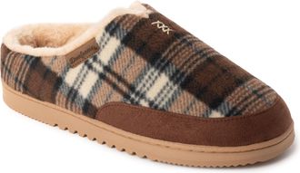 Dearfoams Mens Aldan Shacket Clog Slippers