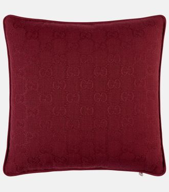 Gucci GG jacquard cushion