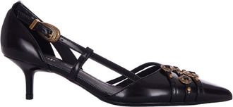 Pinko Black Leather Heels