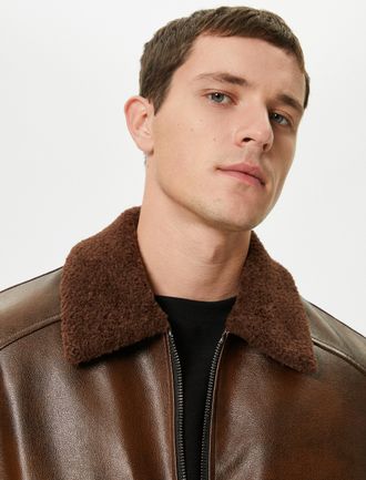 Koton PU JASSEN Imitatieleer Slim Jasje