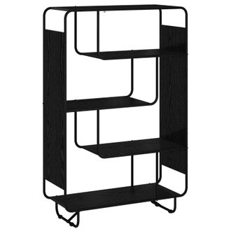 vidaXL Aparador Alto Roble Negro 93.5 X 37.5 X 144 Cm Vidaxl