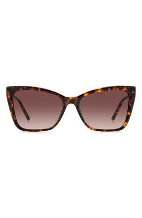 Carolina Herrera 57mm Cat Eye Sunglasses in 02Ik-Ha at Nordstrom Rack