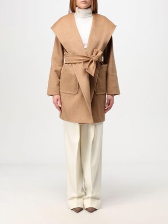 Max Mara Coat MAX MARA Woman color Camel