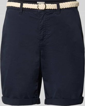 s.Oliver Red Label Regular Fit Bermudas aus Baumwoll-Mix in Marine, Gr&ouml;&szlig;e 38